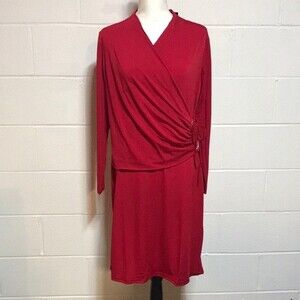 Allure Side Wrap Dress - NWT Xlg.